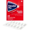 Panadol Pijn>Plus 500mg/65mg Paracetamol en Coffëine Gladde Tabletten