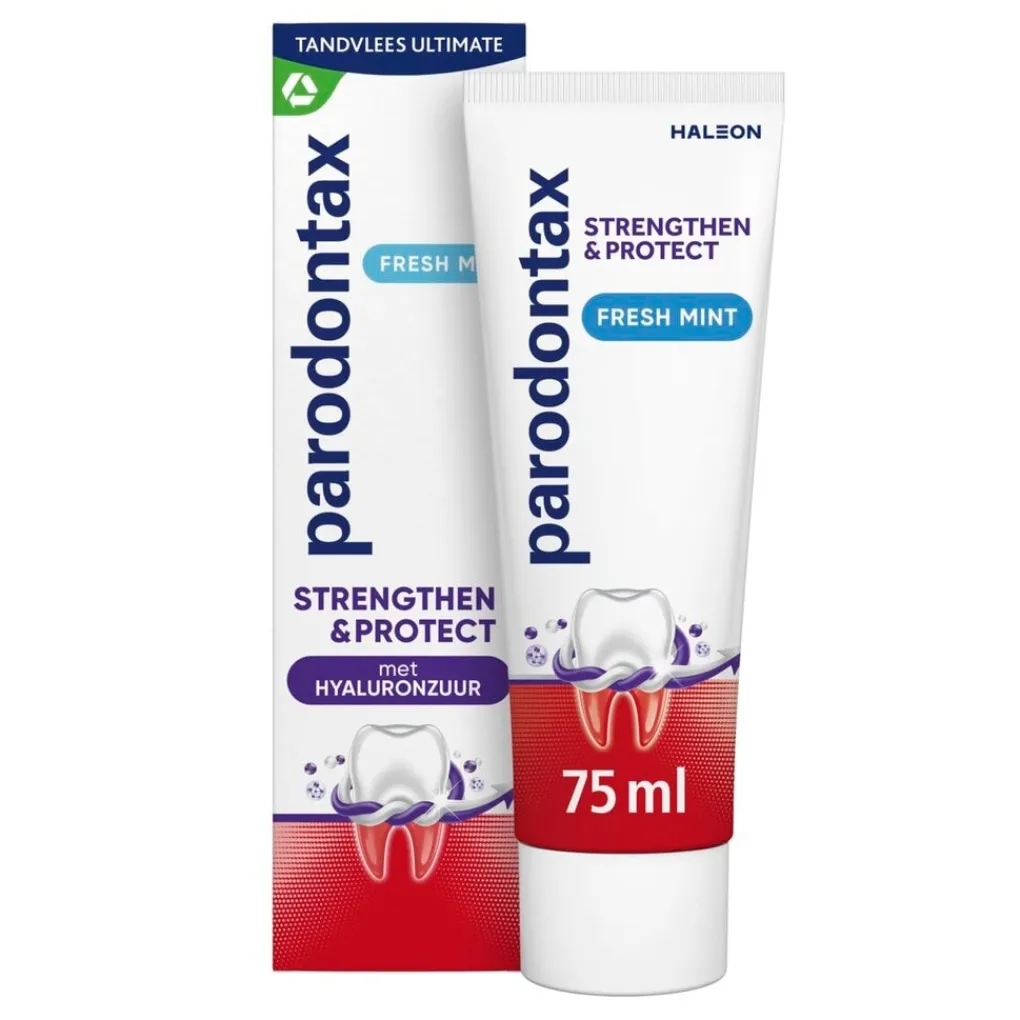 Parodontax Tandpasta>Strengthen & Protect Fresh Mint Tandpasta
