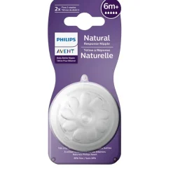 Philips Avent Flessenspenen>Natural SCY965/02 6+M Flesspeen