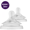 Philips Avent Flessenspenen>SCY964/02 3m+ Snelheid 4 Natuurlijke Zuigreflex Flesspenen
