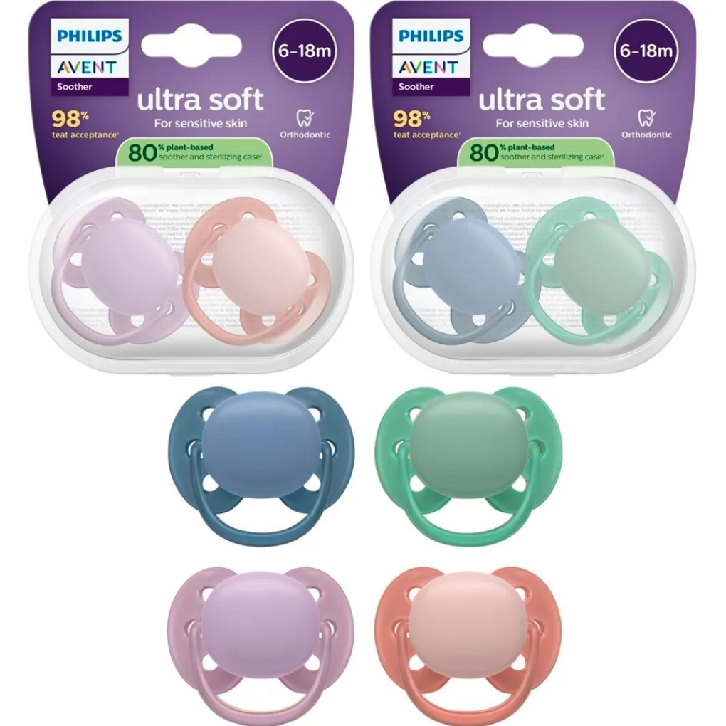 Philips Avent Fopspenen>Ultra Soft SCF091/44 Fopspeen