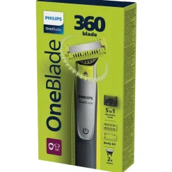 Heren Philips Multigroomers|Baardtrimmers>OneBlade Face+Body QP2834/23 Trimmer, Scheerapparaat en Styler