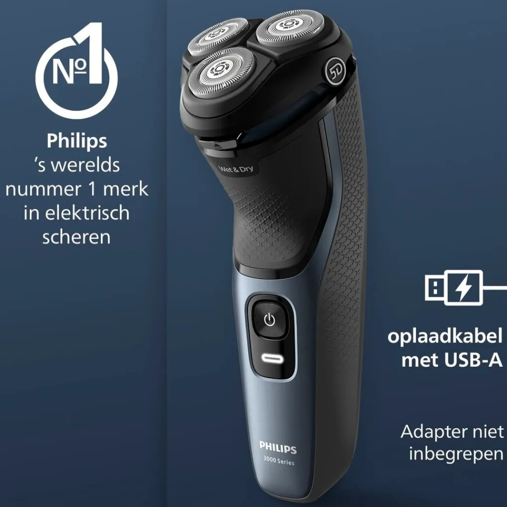 Heren Philips Elektrische Scheerapparaten>Series 3000 S3144/00 Elektrisch Scheerapparaat