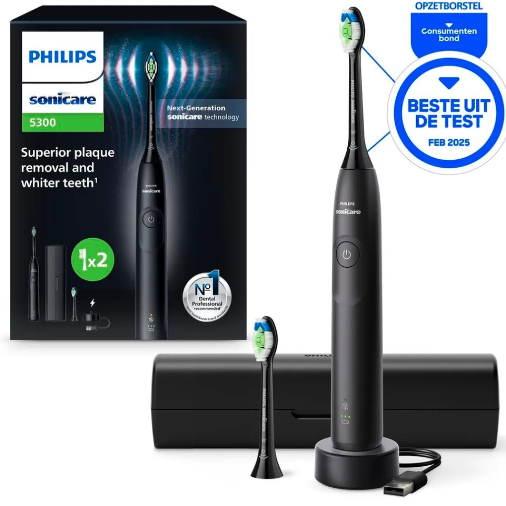 Philips Elektrische Tandenborstels>Sonicare 5300 Series HX7101/03 Elektrische Tandenborstel