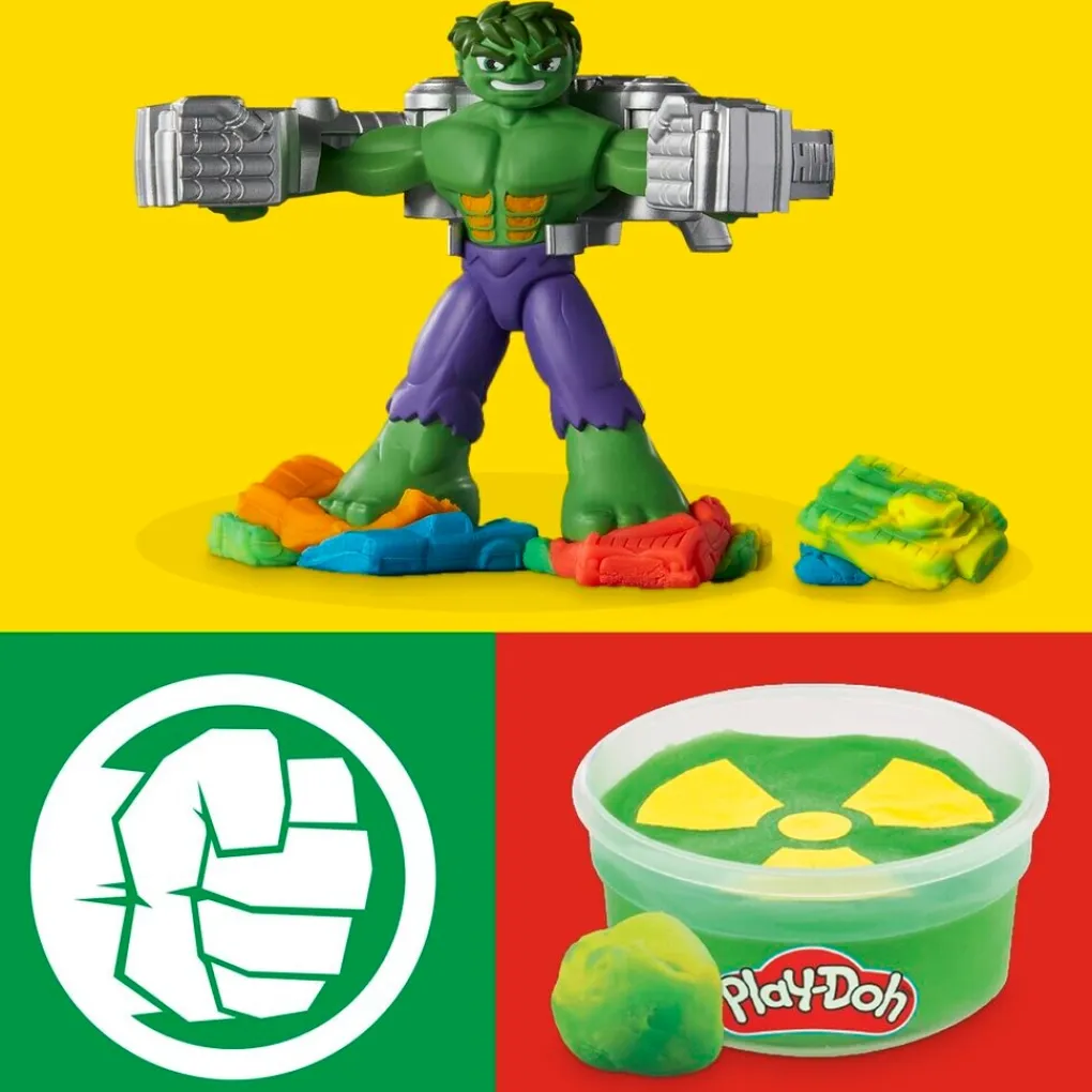 Play-Doh Knutselen>Hulk Smash And Squish Playset
