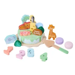 Playing Kids Houten Speelgoed>Jungle Verjaardagstaart