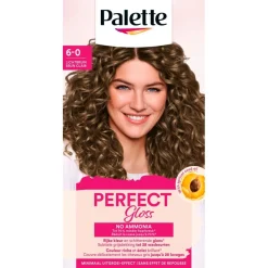 Poly Palette Haarverf>Perfect Gloss 6-0 Lichtbruin Haarkleuring
