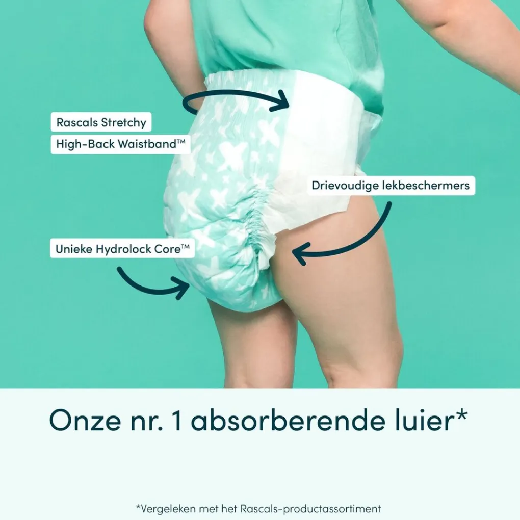 Rascal + Friends Luiers Maat 5>Maat 5 Premium Luiers