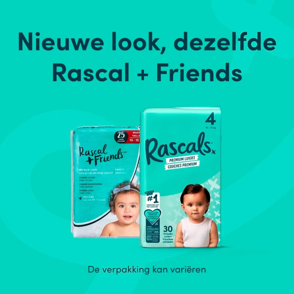 Rascal + Friends Luiers Maat 5>Maat 5 Premium Luiers