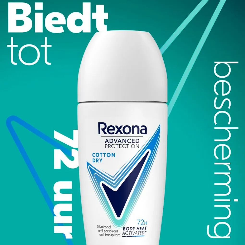 Rexona Deoroller>Advanced Protection Cotton Dry Antitranspirant Roller