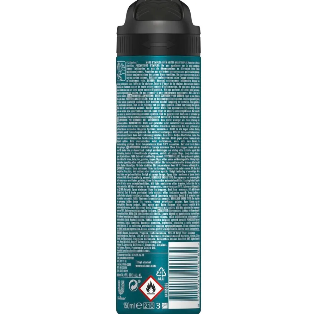 Rexona Deospray>Men Invisible Black & White Clothes Deodorant Spray