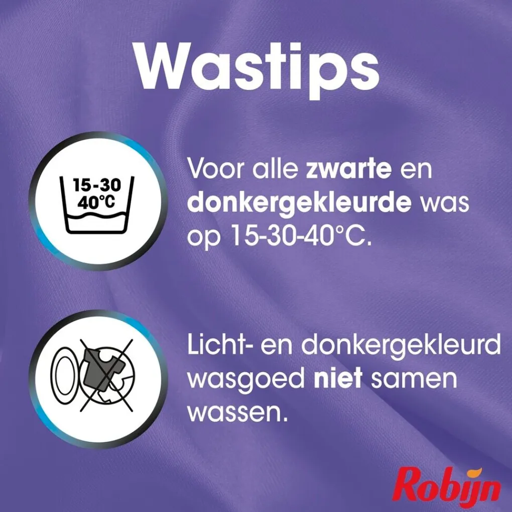 Robijn Wasmiddel>Classics Black Velvet Wasmiddeldoekjes
