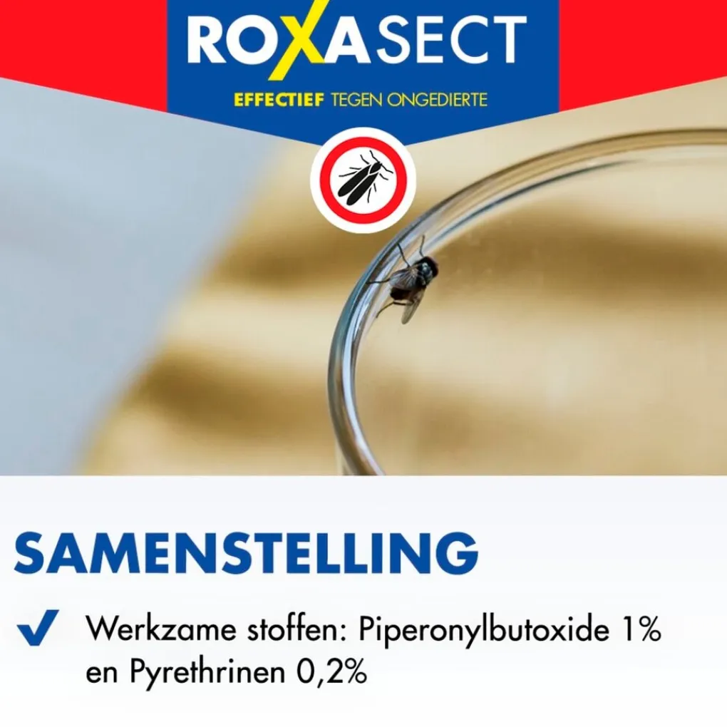 Roxasect Insectenbestrijding>Spuitbus tegen Vliegende Insecten
