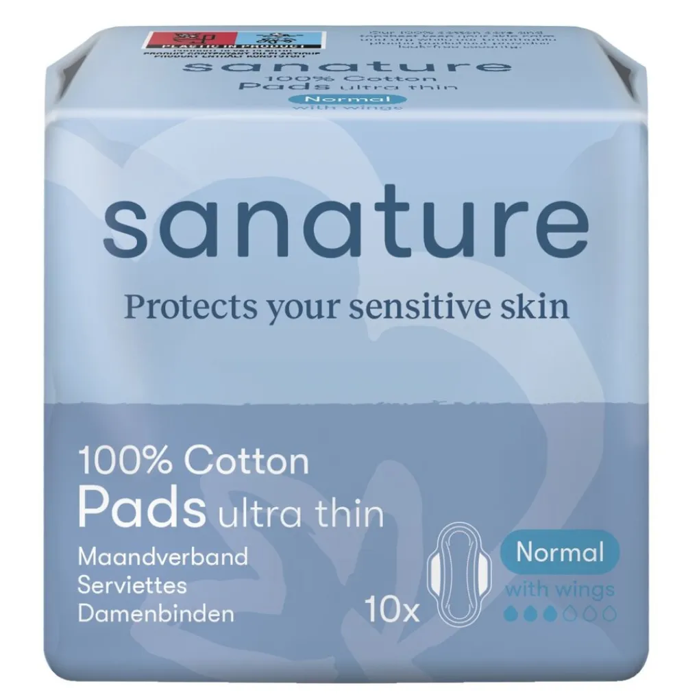 Sanature Maandverband>100% Katoenen Normal Maandverband