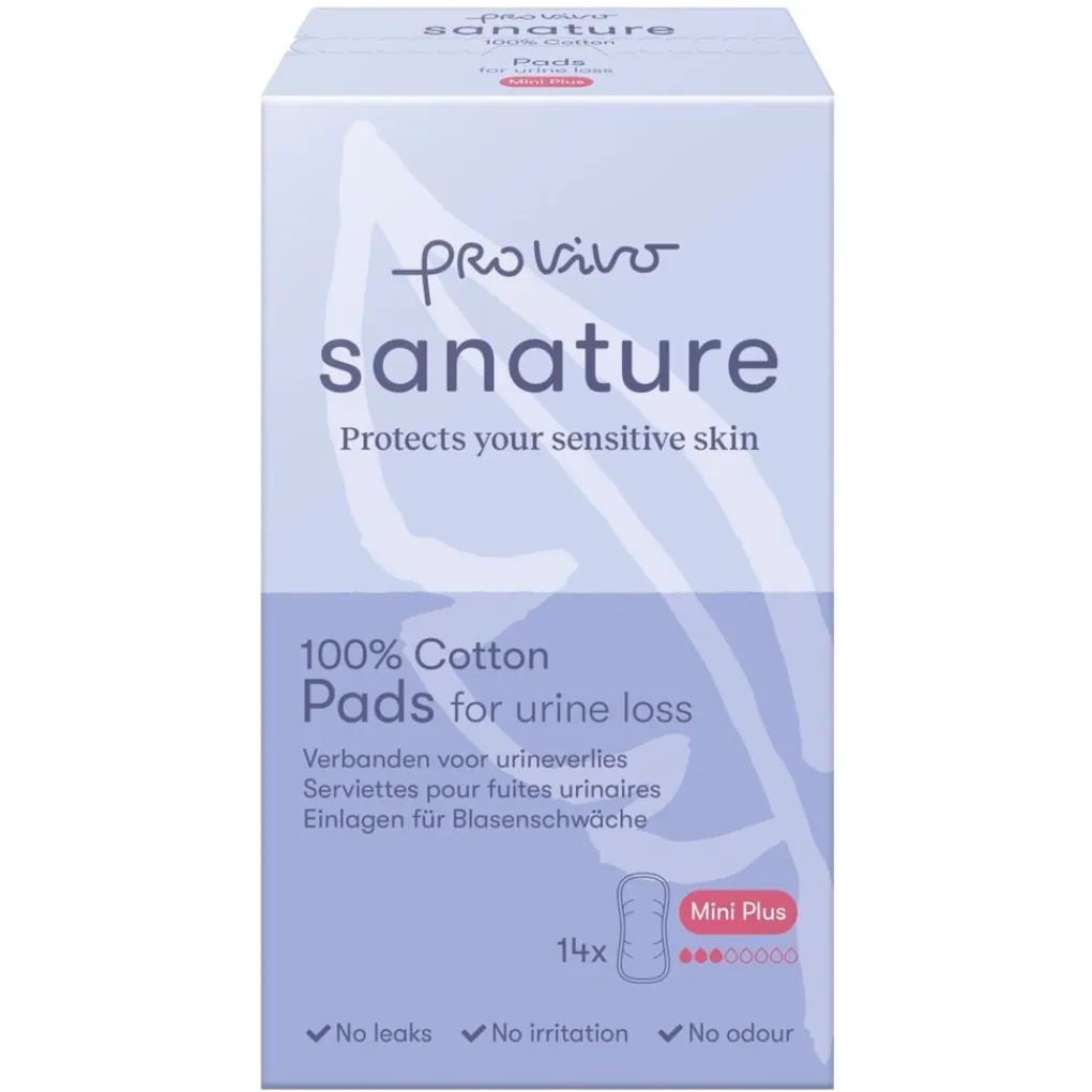Sanature Incontinentie>Pro Vivo 100% Katoenen Mini Plus Incontinentieverband