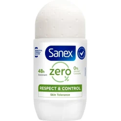 Sanex Deoroller>Zero% Respect & Control 48H Deodorant Roller