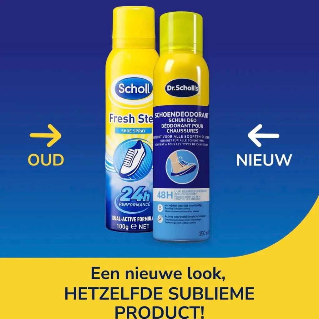 Dr. Scholl's Zweetvoeten>Scholl Deodorant Schoenenspray