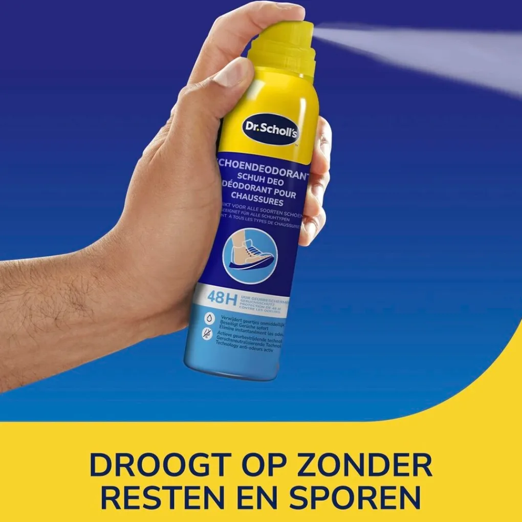 Dr. Scholl's Zweetvoeten>Scholl Deodorant Schoenenspray