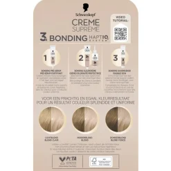 Schwarzkopf creme supreme Haarverf>10-19 Ultra Licht Parelblond Verzorgende Crèmekleuring