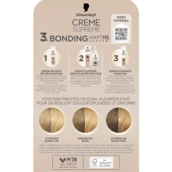 Schwarzkopf creme supreme Haarverf>9-0 Natuurlijk Lichtblond Verzorgende Crèmekleuring