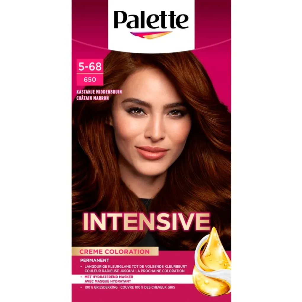 Poly Palette Haarverf>Schwarzkopf 650 Middenbruin Haarkleuring
