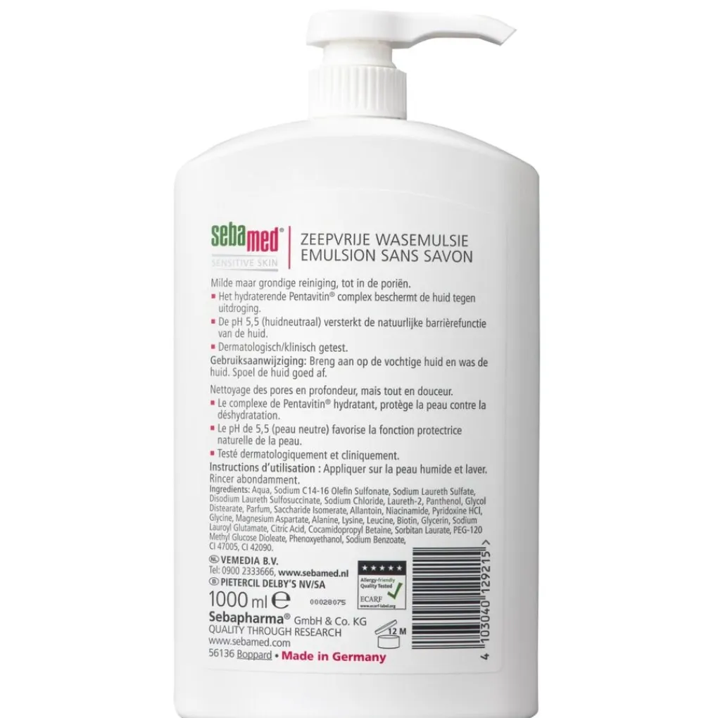 Sebamed Handzeep|Douchecrème>Zeepvrije Wasemulsie