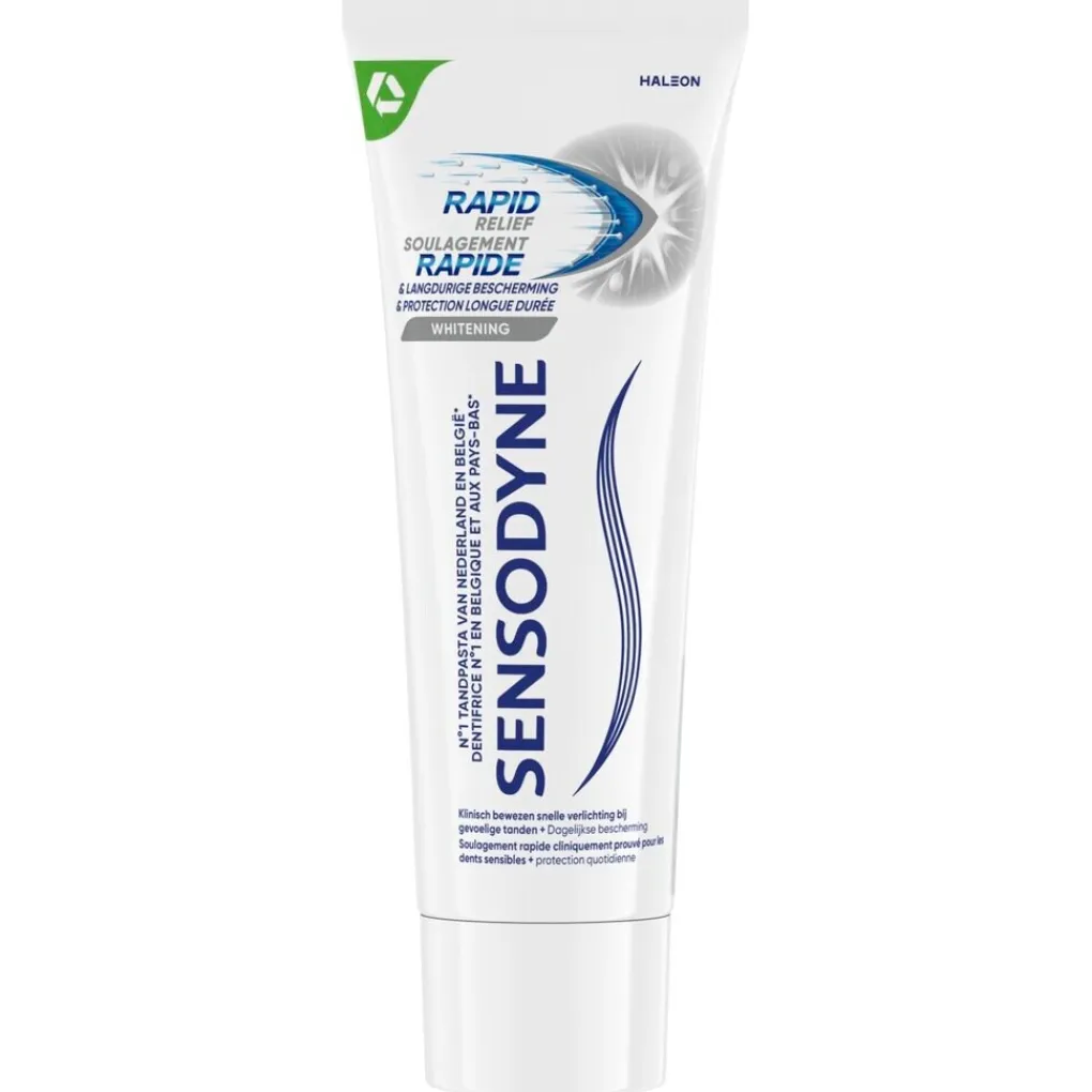 Sensodyne Tandpasta>Rapid Relief Whitening Tandpasta