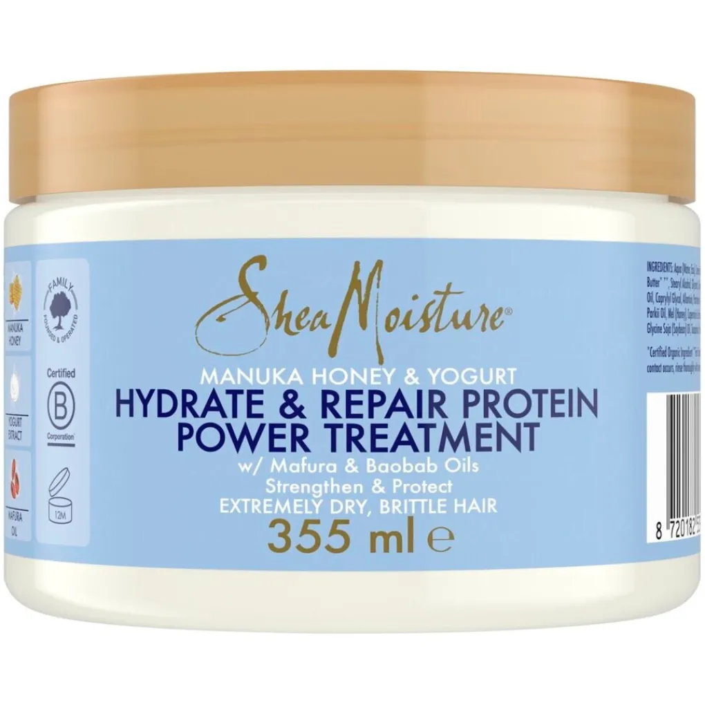 SheaMoisture Haarmasker|Haartreatment>Power Treatment Haarbehandeling