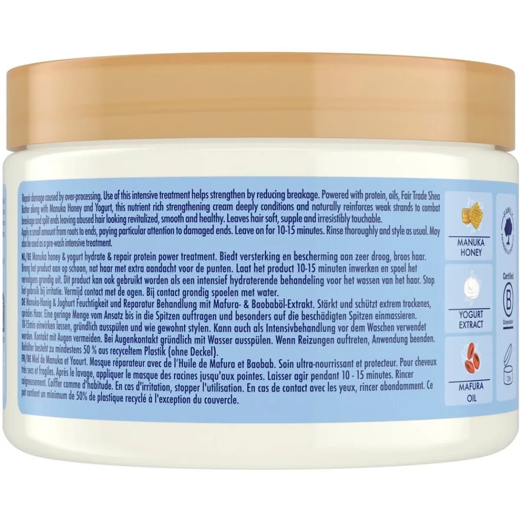 SheaMoisture Haarmasker|Haartreatment>Power Treatment Haarbehandeling