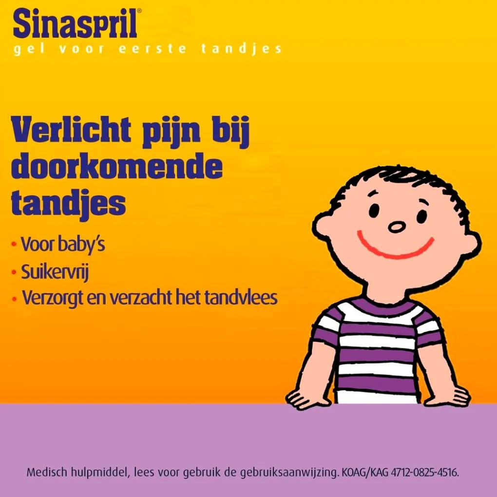 Sinaspril Oor En Mond>Gel Voor Eerste Tandjes