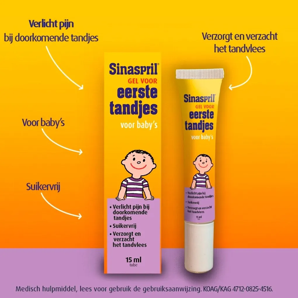 Sinaspril Oor En Mond>Gel Voor Eerste Tandjes