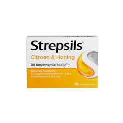 Strepsils Luchtwegen>Citroen & Honing Zuigtabletten