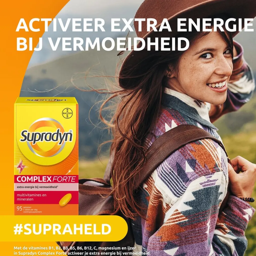 Supradyn Vitamines|Weerstand En Of Energie>Complex Forte Tabletten
