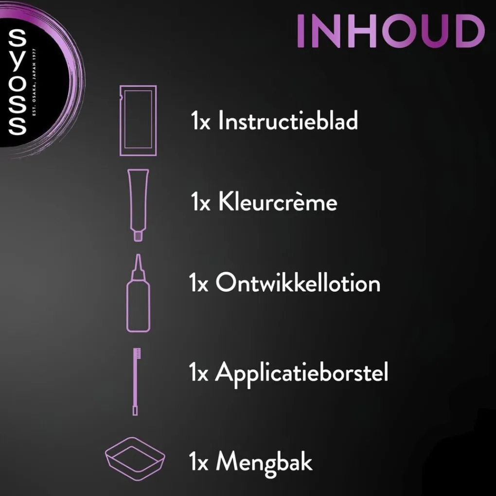 Syoss Haarverf>Brow Tint Donkerbruin Permanente Wenkbrauwverf