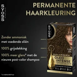 Syoss Haarverf>Oleo Intense 5-86 Lichtbruin Haarkleuring