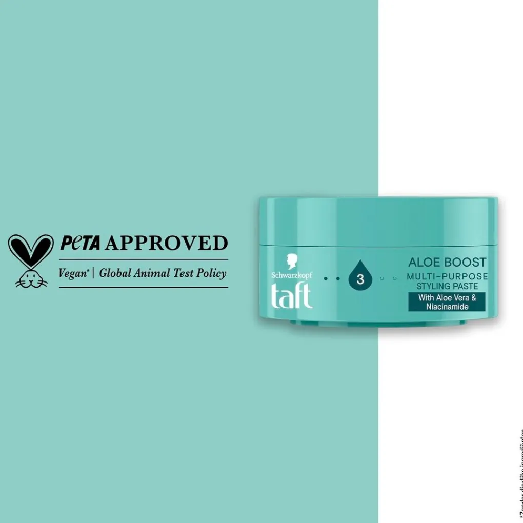 Taft Haarpasta>Aloe Boost Hold 3 Multi-Purpose Styling Paste