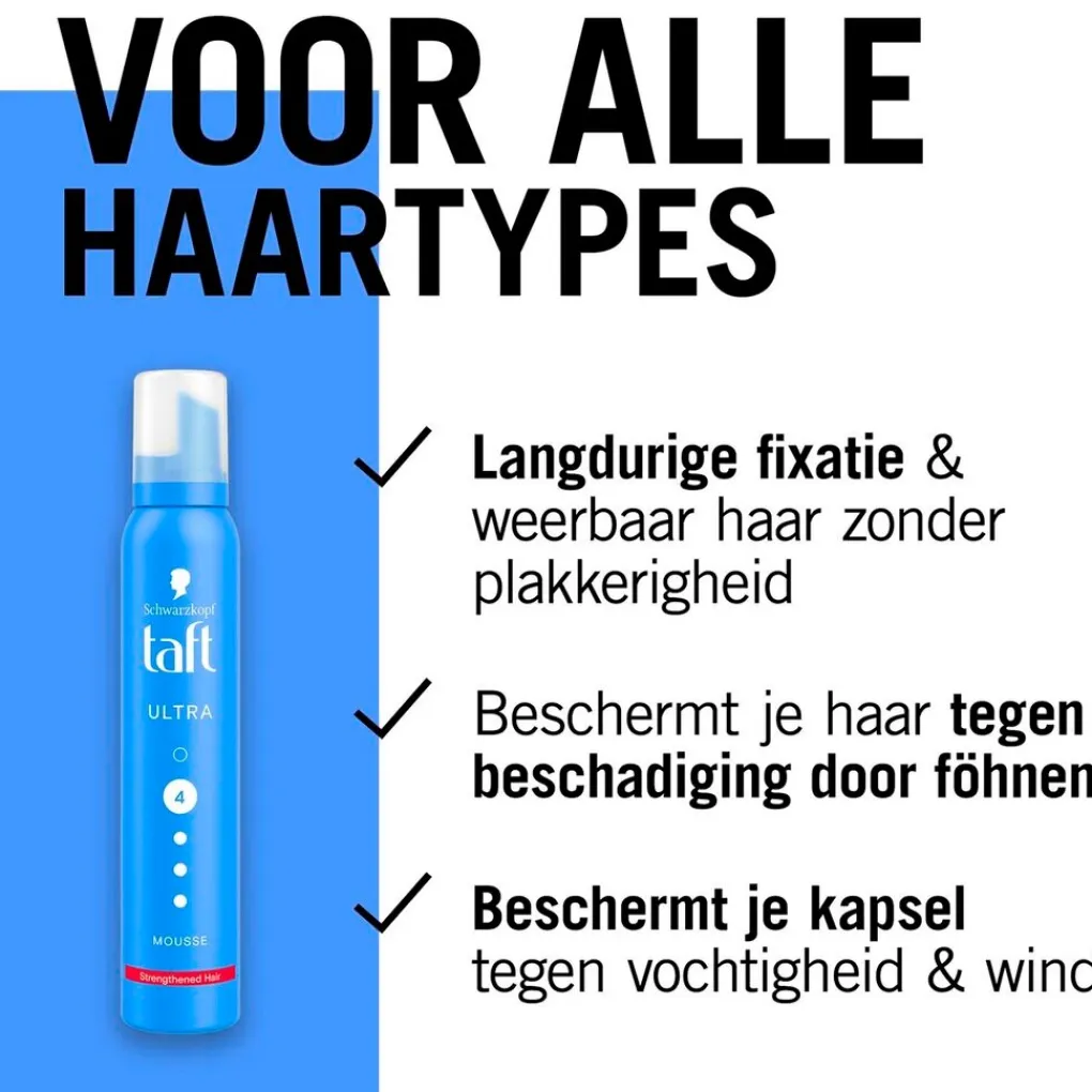 Taft Haarmousse>Ultra Level 4 Haarmousse