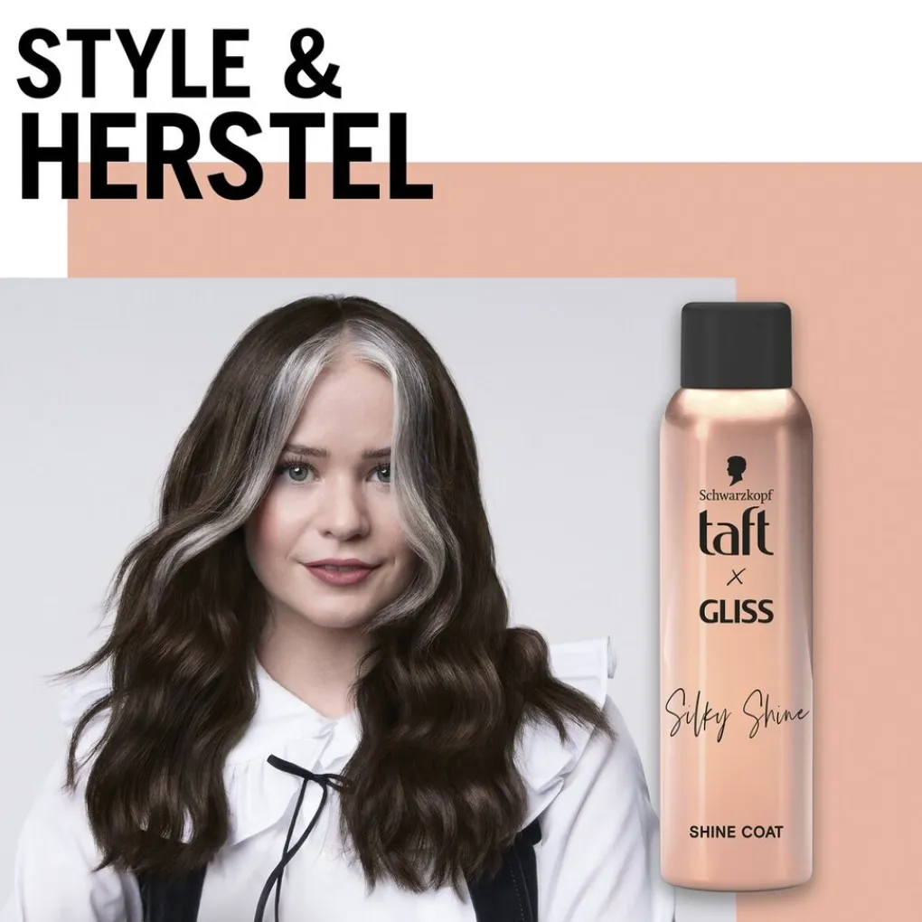 Taft Haargel>x Gliss Silky Shine Spray