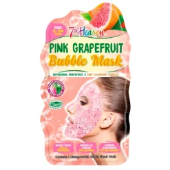7th Heaven Gezichtsmaskers>Pink Grapefruit Bubble Sheet Mask