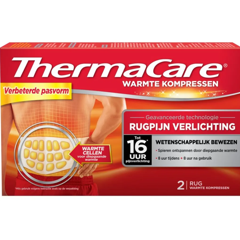ThermaCare Spieren En Gewrichten>Rugpijn Warmtekompressen