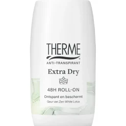 Therme Overmatig Transpireren|Deoroller>Zen White Lotus Extra Dry 48H Antitranspirant Roller