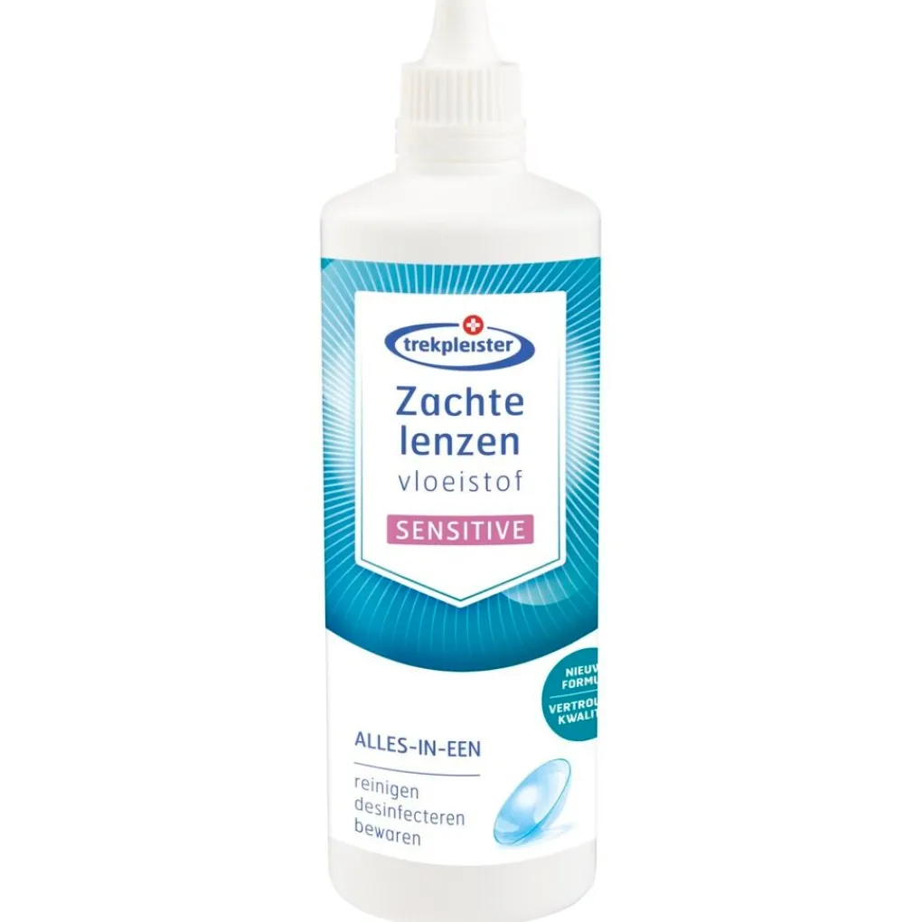 Trekpleister Lenzenvloeistof>Alles-In-Een Sensitive Contactlenzenvloeistof voor Zachte Lenzen