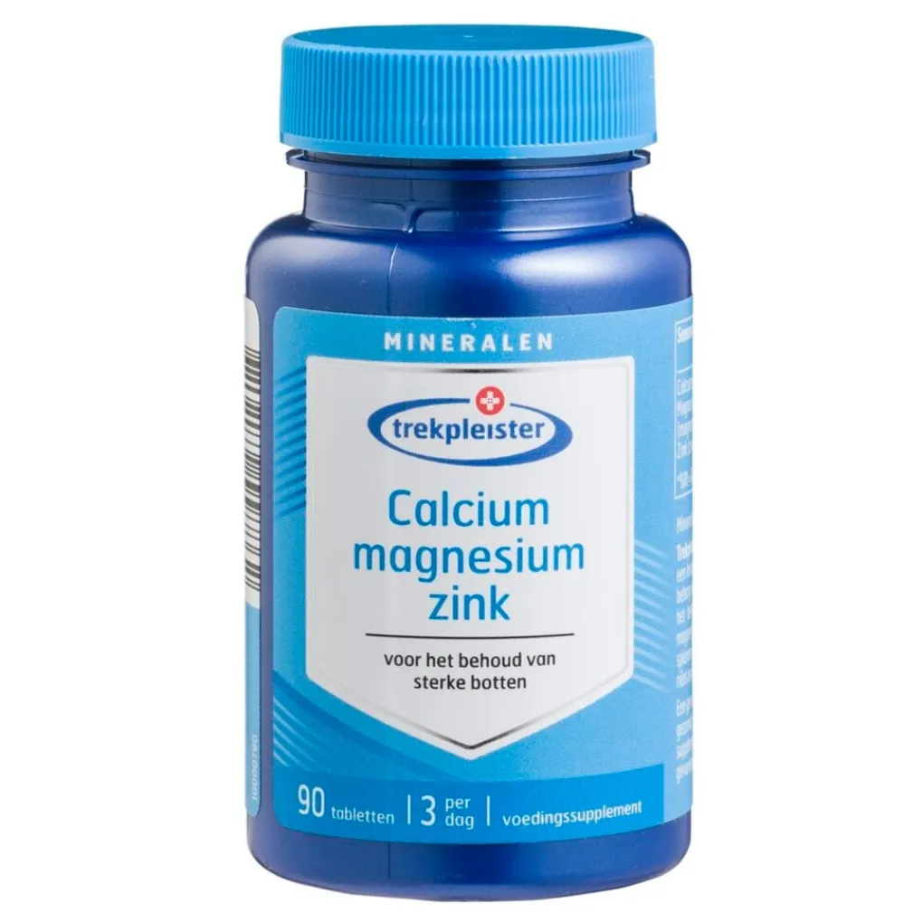 Trekpleister Mineralen>Calcium Magnesium Zink Tabletten