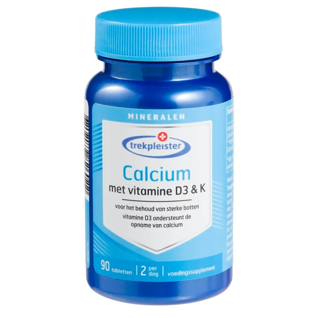 Trekpleister Vitamines|Mineralen>Calcium met Vitamine D & K Tabletten