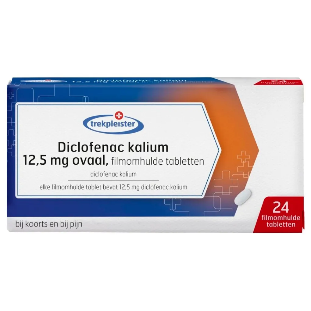 Trekpleister Pijn>Diclofenac Kalium 12,5mg Tabletten