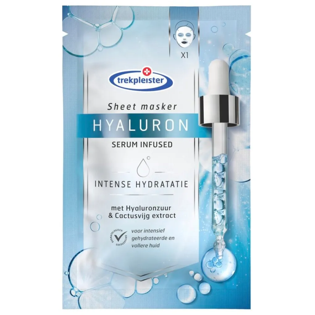 Trekpleister Gezichtsmaskers>Hyaluron Intense Hydratatie Sheetmasker