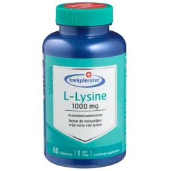 Trekpleister Overige Supplementen>L-Lysine 1000mg Tabletten