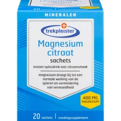Trekpleister Mineralen>Magnesium Citraat 400mg Sachets