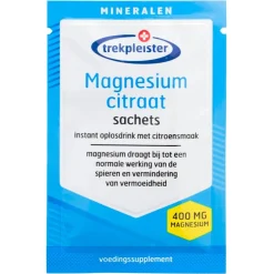 Trekpleister Mineralen>Magnesium Citraat 400mg Sachets