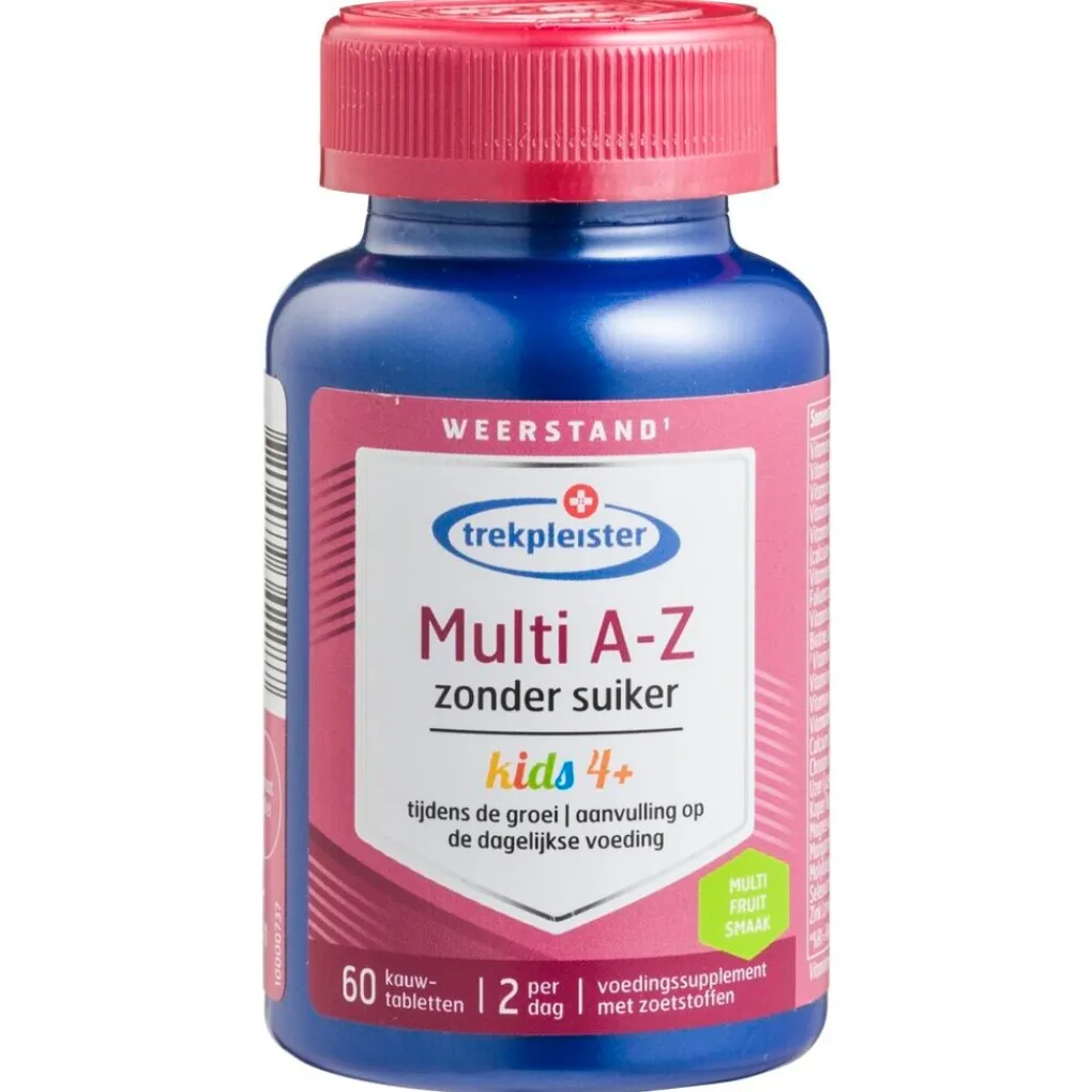 Trekpleister Vitamines>Multi A-Z Kind 4+ Kauwtabletten